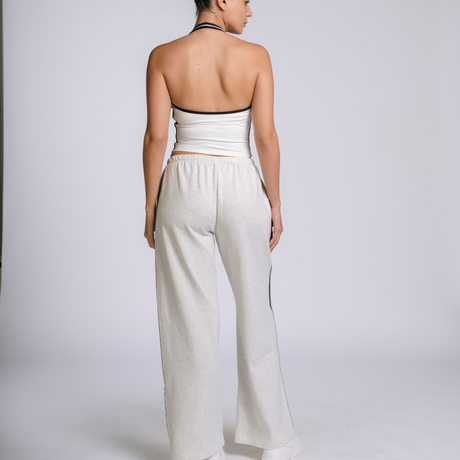HalterFlow Wide Leg Sweatpants