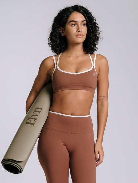 ContrastSculpt Sports Bra