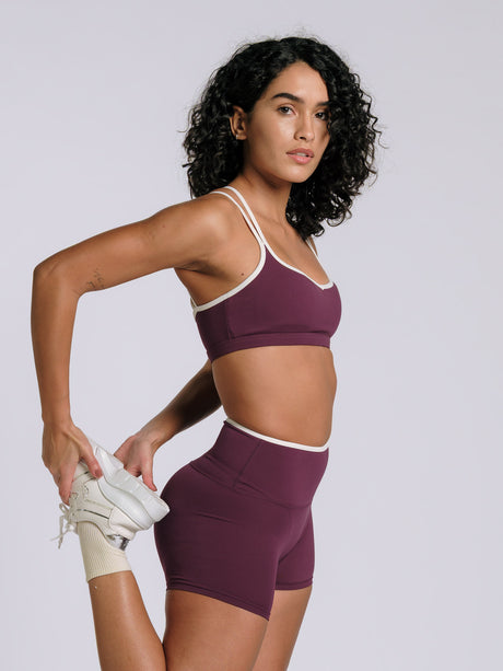 ContrastSculpt Sports Bra