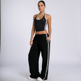 HalterFlow Wide Leg Sweatpants