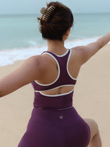 ContrastSculpt Colourblock Workout Top