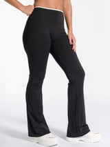 ContrastSculpt Flared Leggings