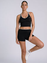 ContrastSculpt Women's Gym Shorts