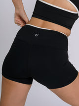 ContrastSculpt Women's Gym Shorts