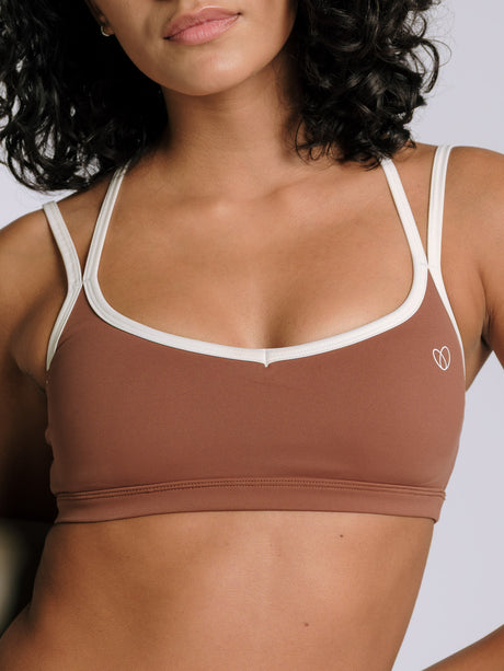 ContrastSculpt Sports Bra