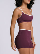 ContrastSculpt Women's Gym Shorts