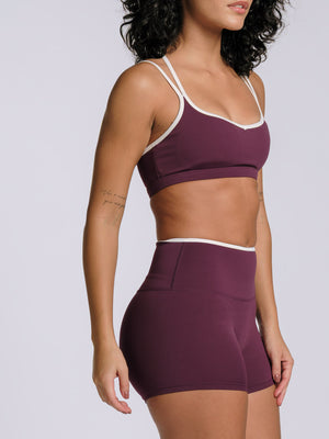 ContrastSculpt Women's Gym Shorts