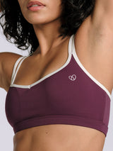 ContrastSculpt Padded Sports Bra