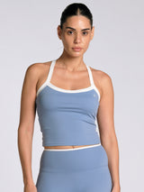 ContrastSculpt Cropped Workout Top