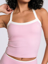 ContrastSculpt Cropped Workout Top