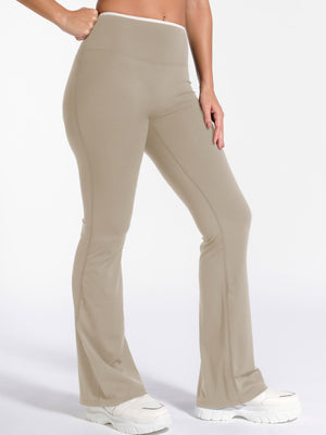ContrastSculpt Flared Leggings