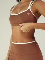 ContrastSculpt Padded Sports Bra