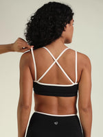 ContrastSculpt Padded Sports Bra